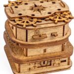 Wooden structure puzzle